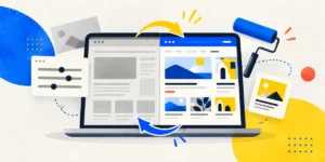 Cocoonのままサイトデザインをリニューアルするイメージ
